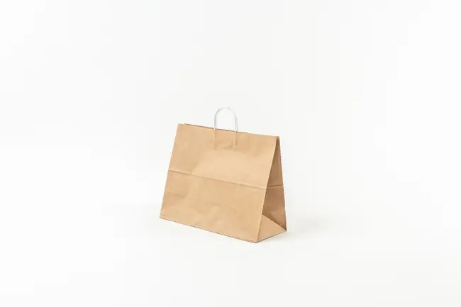 BOLSA 41X32X16 C- MANIJA TORNEADA MARRÓN