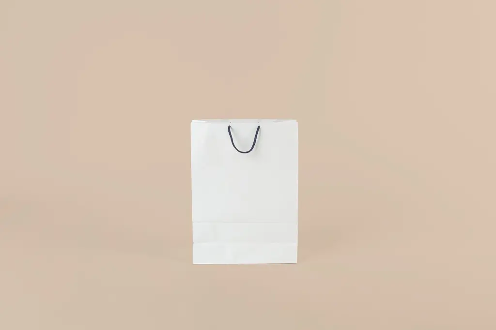 BOLSA 30X40X12 CON CORDÓN - BLANCA