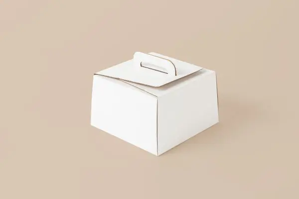 CAJA P/ TORTA 25X25X15 - BLANCA
