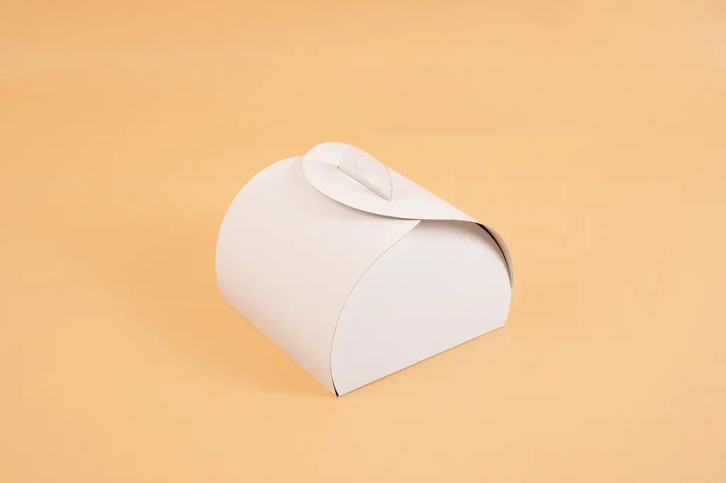 CAJA PARA TORTA MINI BLANCO TIENDAS