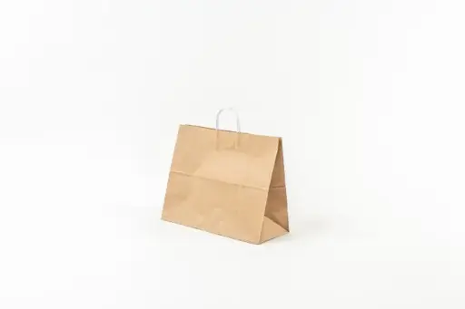 BOLSA 41X32X16 C- MANIJA TORNEADA MARRÓN