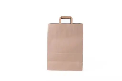 BOLSA 40X45X17 CON MANIJA PLANA MARRÓN
