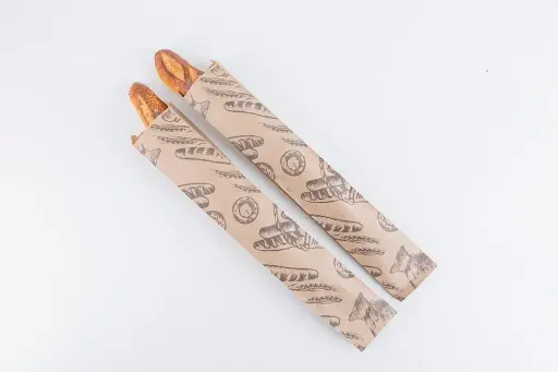 BOLSA 10X58X4,5 P- BAGUETTE C- IMP. - MARRON