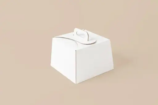 CAJA P/ TORTA 28X28X19 - BLANCA