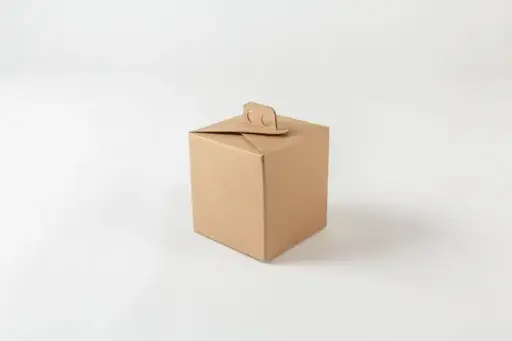 CAJA P/ PAN DULCE MICROCORRUGADO MARRÓN
