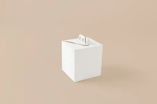 CAJA P/ PAN DULCE MICROCORRUGADO BLANCA