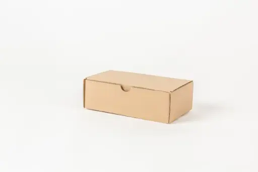 CAJA TIPO PENTAGAL MARRÓN